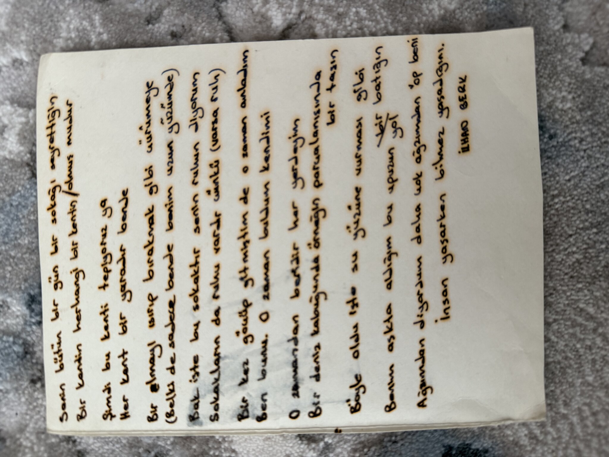 Havva Alp - El Yazısı